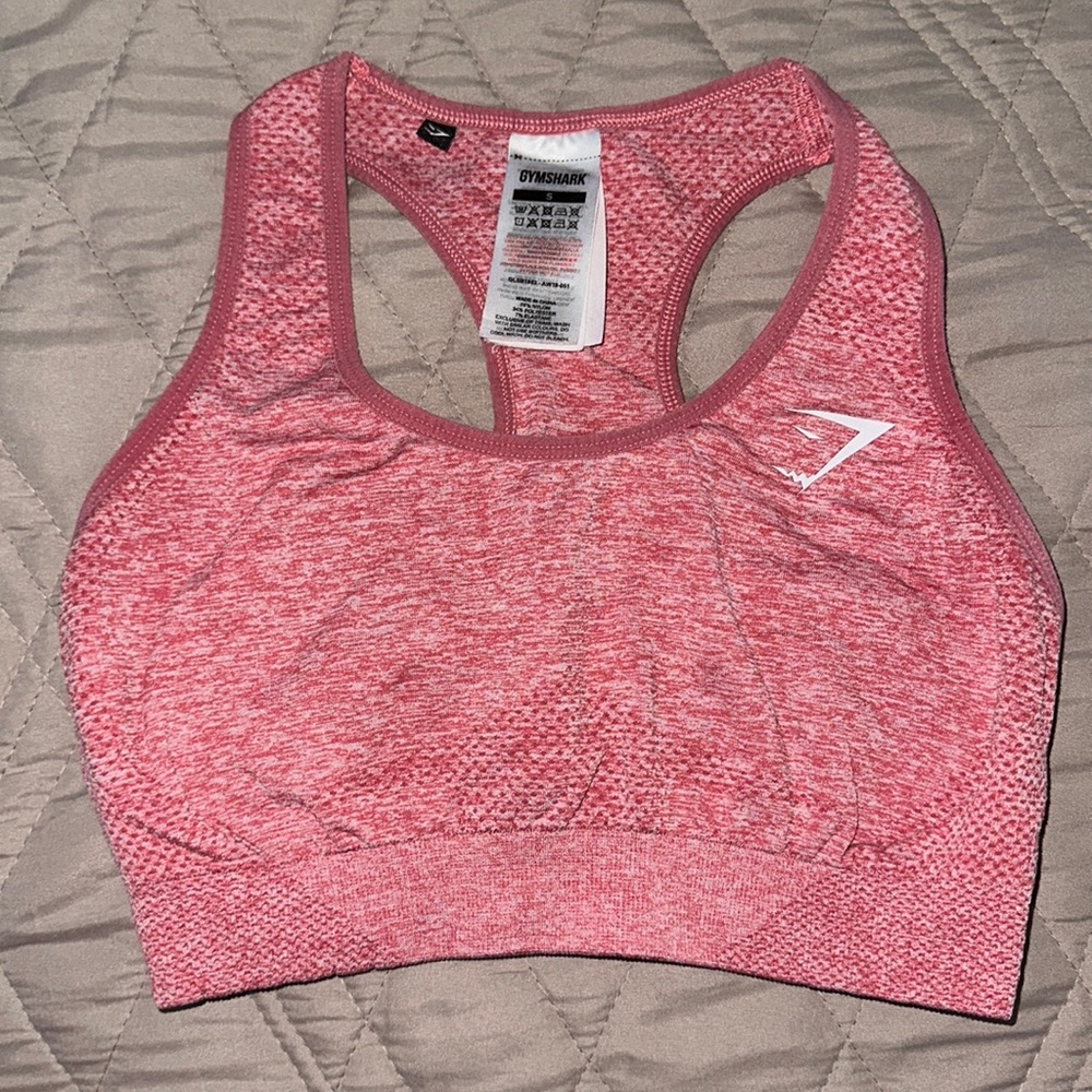 Gymshark pink seamless bra